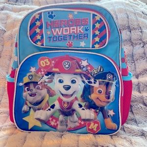 Paw patrol toddler backpack- Used 1x - New